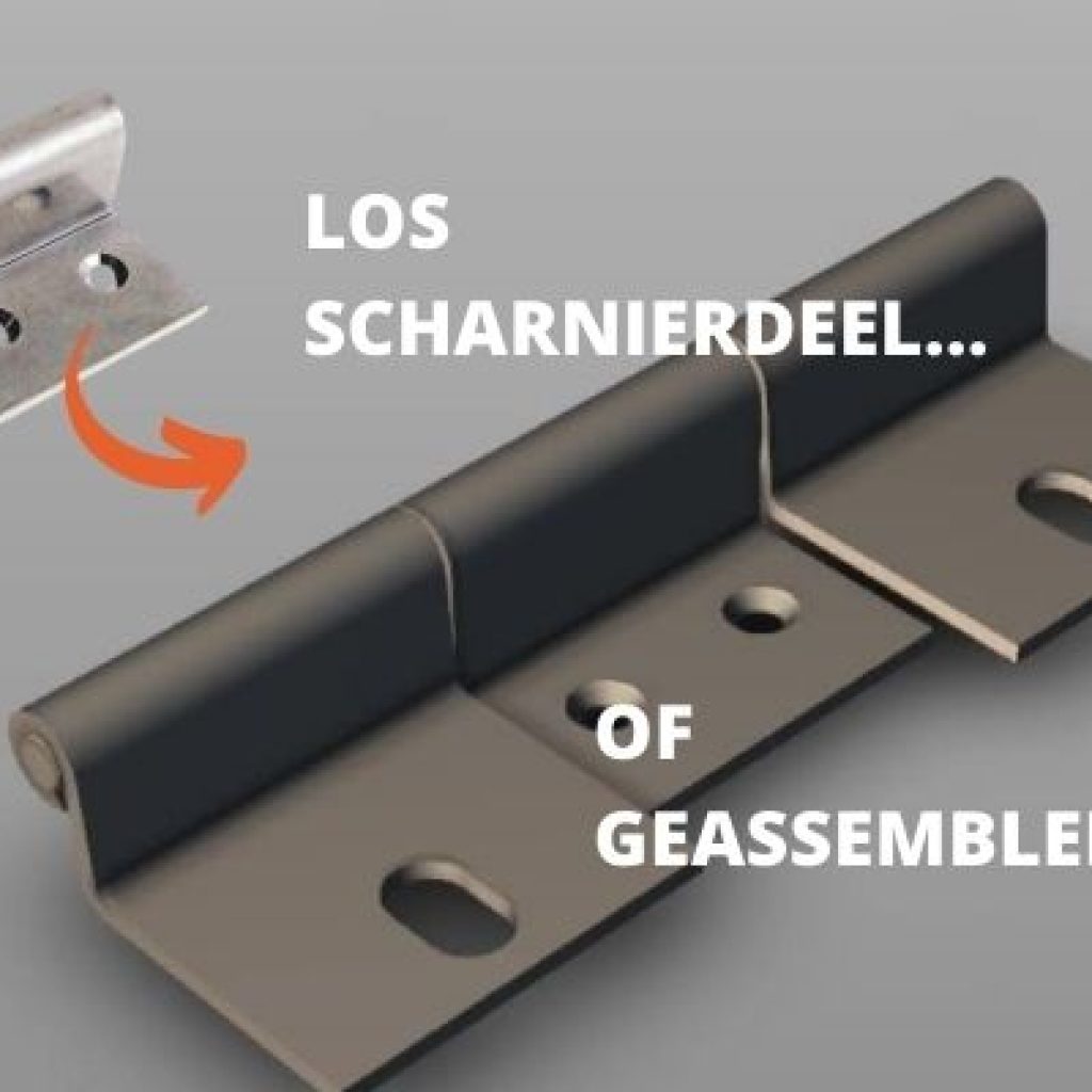 Scharnierdeel los of geassembleerd