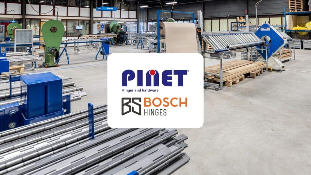 Fabriek voor Bosch scharnieren en hardware.