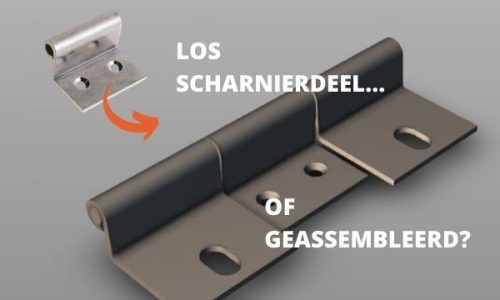 Scharnierdeel los of geassembleerd